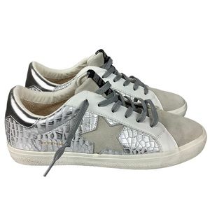 Vintage Havana Silver and Gray Sneakers